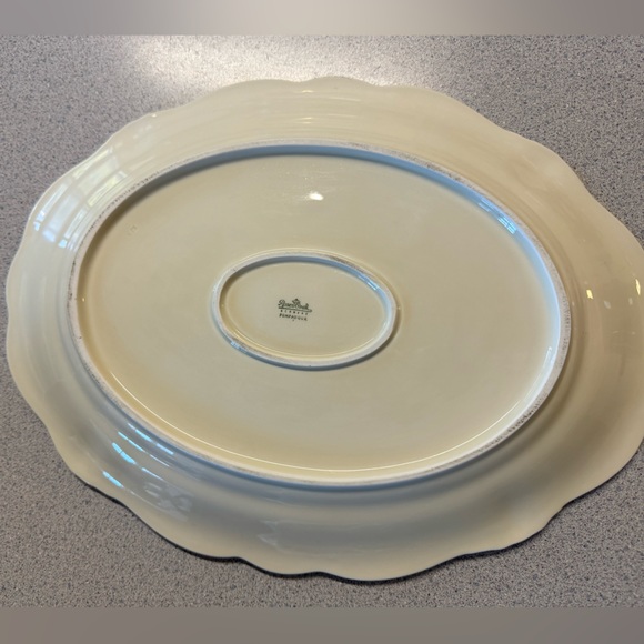 Rosenthal Courtship 15” Oval Serving Platter pompadour selb Germany - Picture 6 of 7